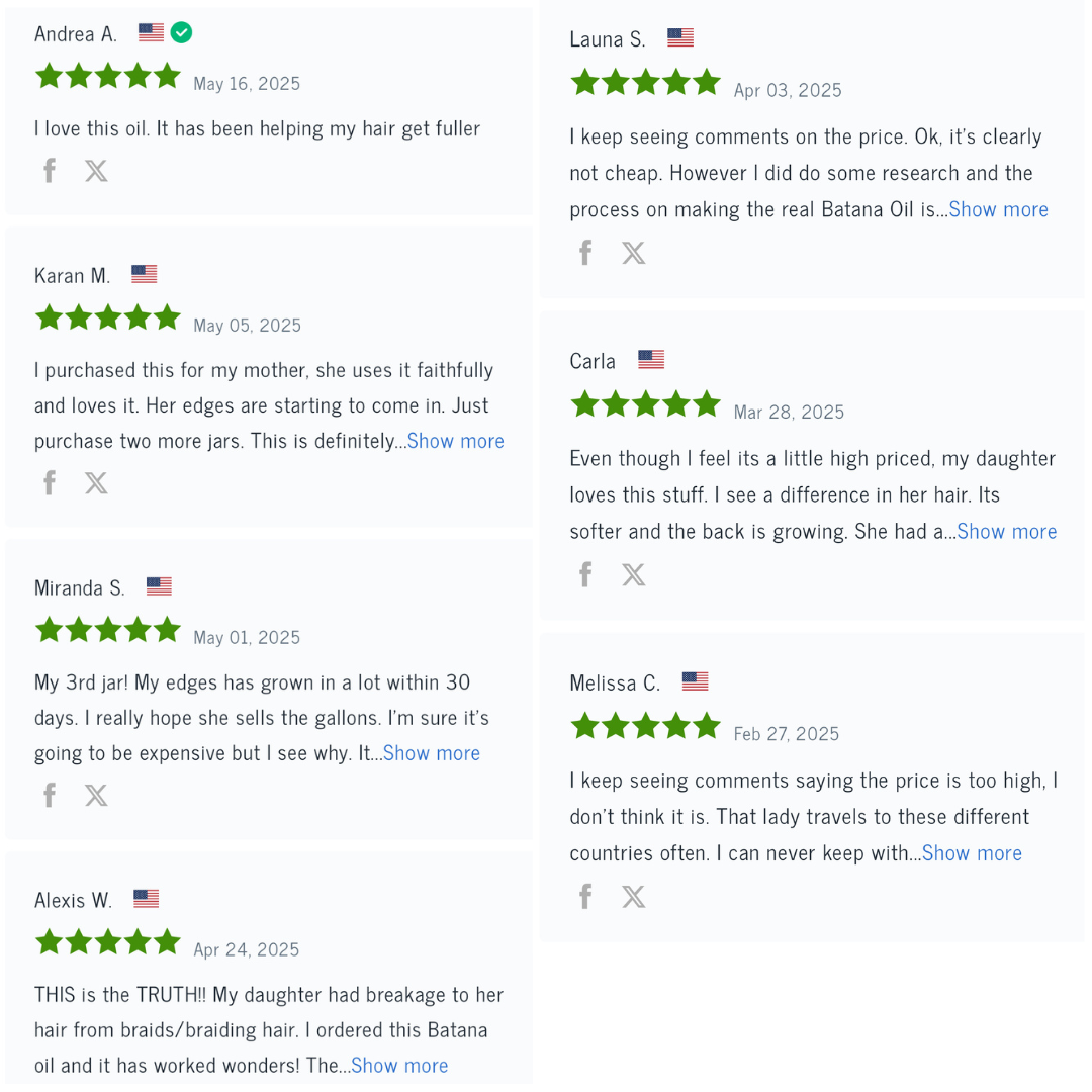 Wholesale Batana Oil