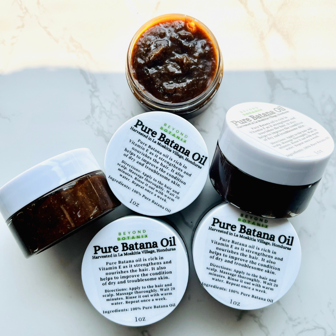 batana plant seeds Batana Oil: Directly From La Moskitia Village, Honduras Herbal Infused Batana Oil / 1 oz Jar