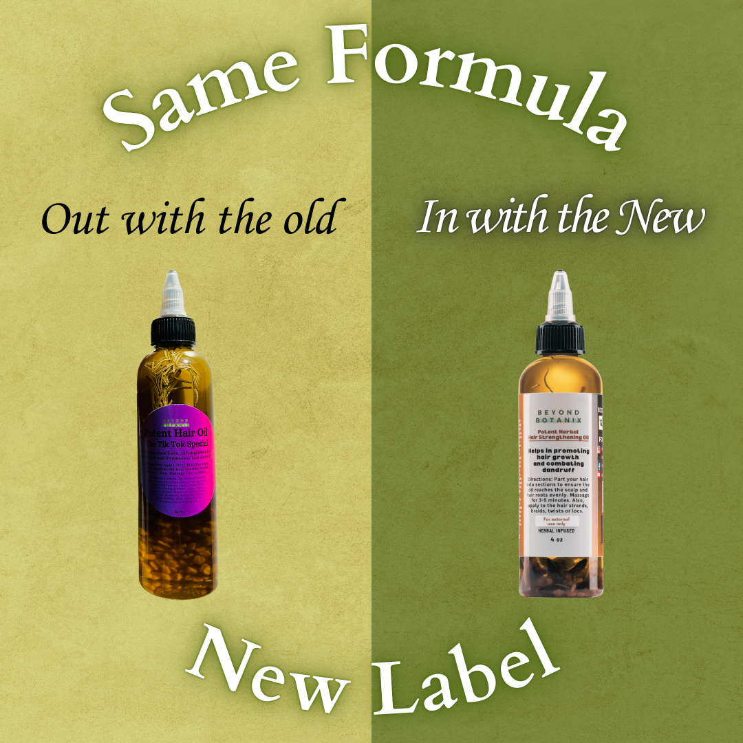 The Potent Herbal Hair Growth Oil (Ayurvedic & Chinese Herbs)