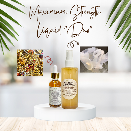 The Maximum Strength Hair Growth "Leave-In Liquid Duo"