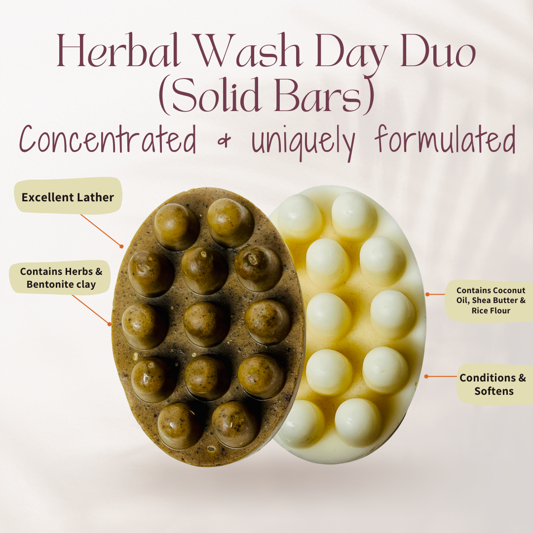 Herbal Wash Day Duo (Solid Bars)