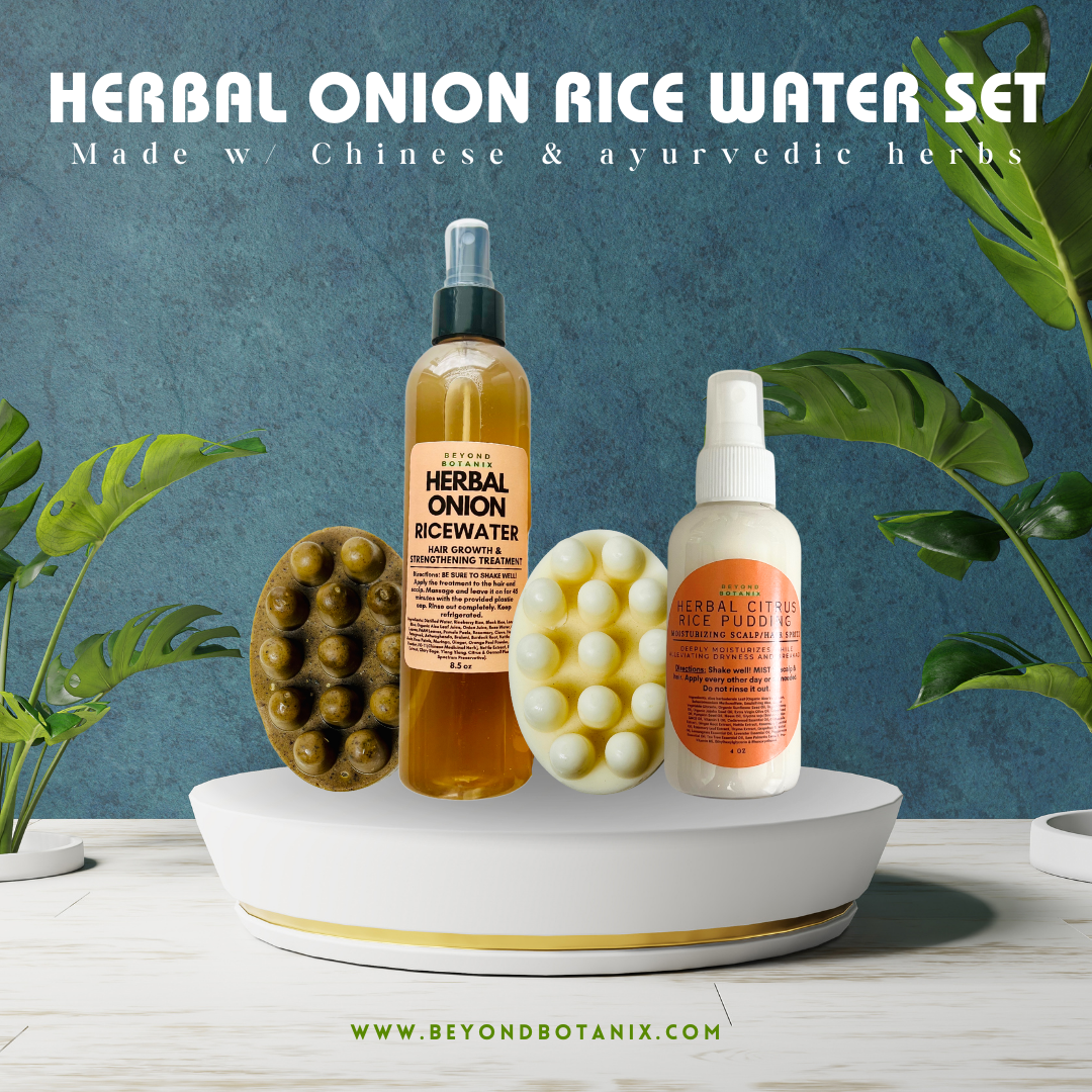 The Herbal Onion Rice Water Set
