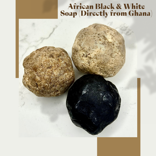 African Black Soap & White Soap (Ghana)