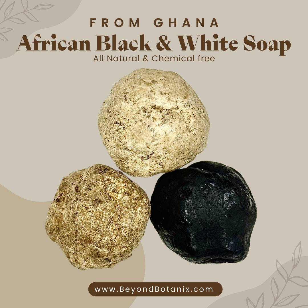 African Black Soap & White Soap (Ghana)