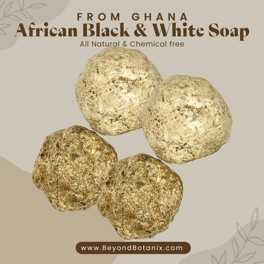 PREORDER- African Black Soap & White Soap (Ghana)
