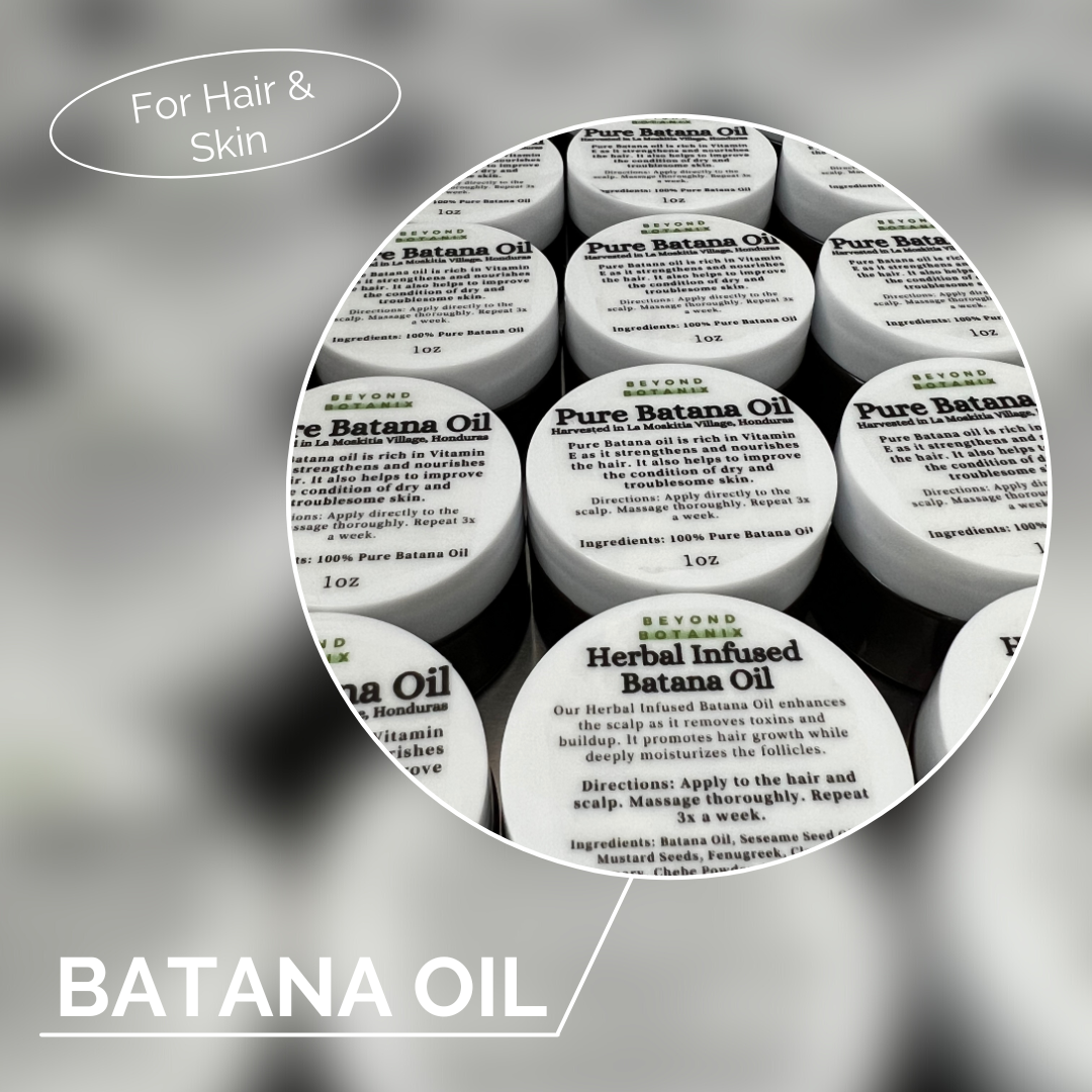 Pure or Herbal Infused Batana Oil – Beyond Botanix