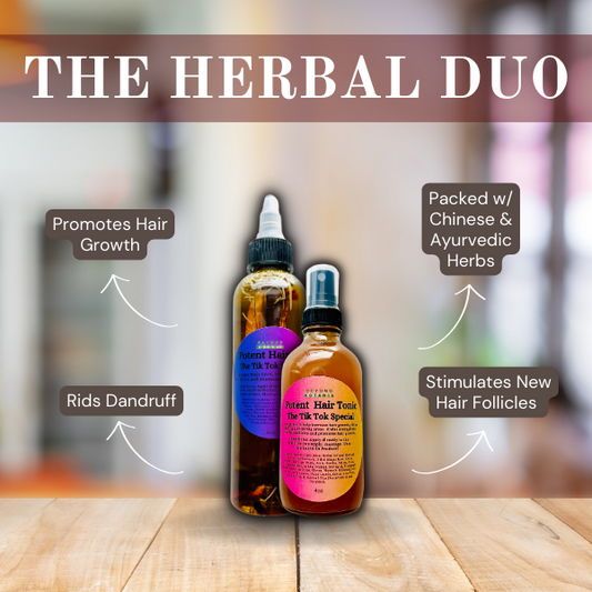 The Herbal Duo (Potent Hair Tonic & Oil)