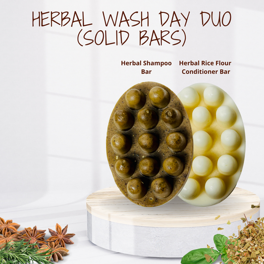 Herbal Wash Day Duo (Solid Bars)