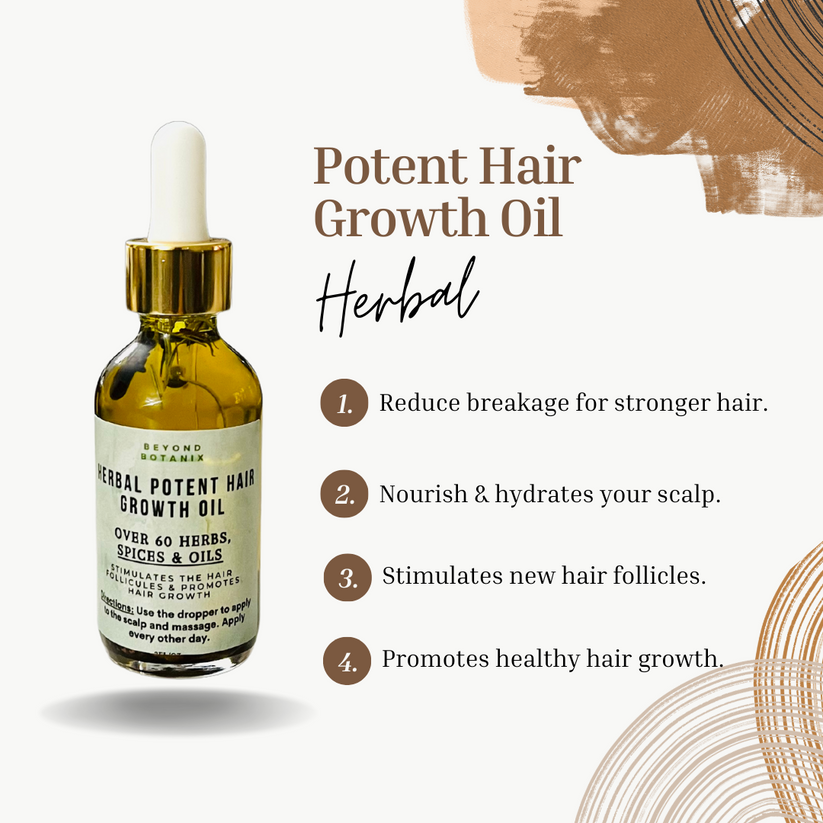 Herbal Hair Growth Oil – Beyond Botanix